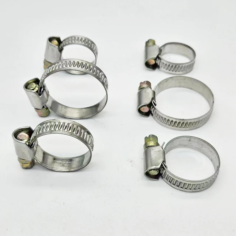 New Popular Selling Customized German Type Adjustable Tube Clamps Worm Drive Hose Clamp