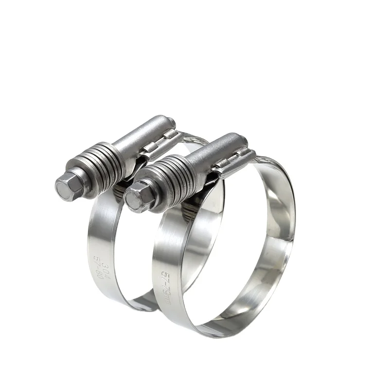 High tension heavy duty  constant torque hose clamp with gasket