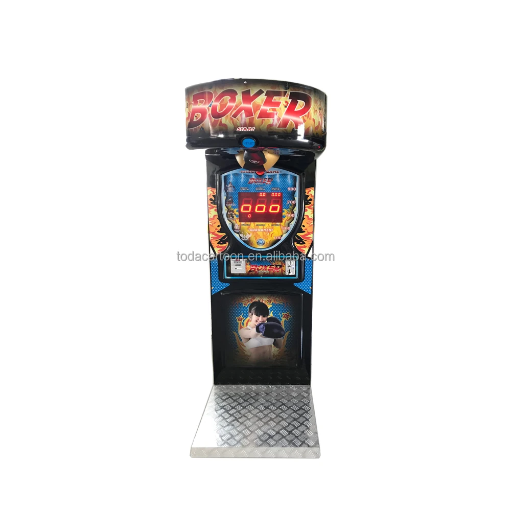 toda electronic arcade coin operation boxing punch arcade game machine boxing game machine