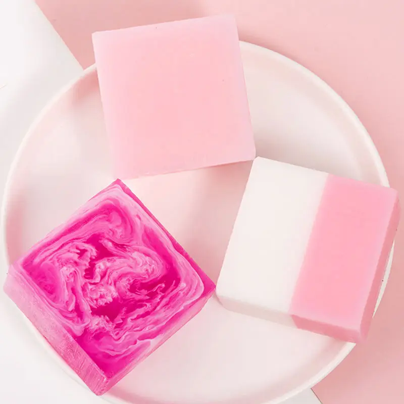 Hot Sell Rose Series Essential Oil Hand Soap Wash Face Deep Cleansing Bath Moisturizing Oil Control Soap