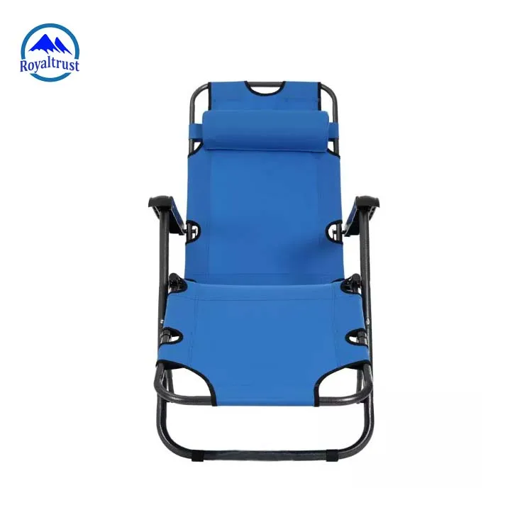 Two Positions Portable Lounger Camping Folding Recliner Lounger Bed Garden Sun Beach Chair Outdoor Used Garden Furniture