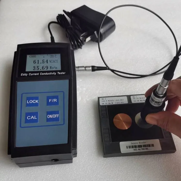 NDT Test equipments  Eddy Current copper Conductivity Meter Digital Al conductivity tester