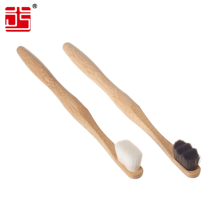 Factory Sale Custom Eco Natural Organic 20000 Nano Bristle Bamboo Toothbrush For Adult Kid With Case