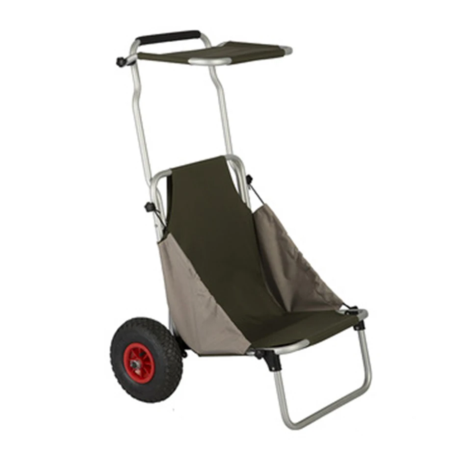 Открытый алюминиевый портативный тележка складной пляж Сад Кемпинг корзину