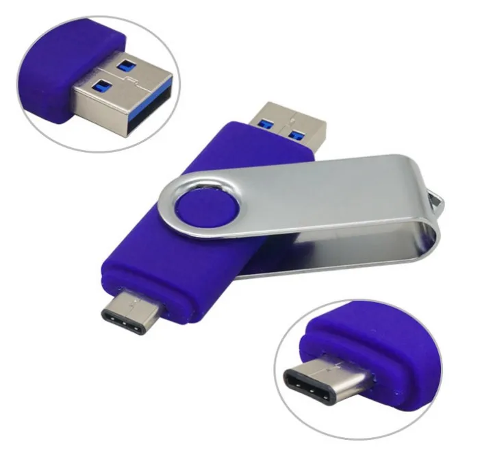  Otg usb флэш-память для мобильного телефона Тип C 3 0 флэш-накопитель 8 ГБ 16 32 64 Гб 128