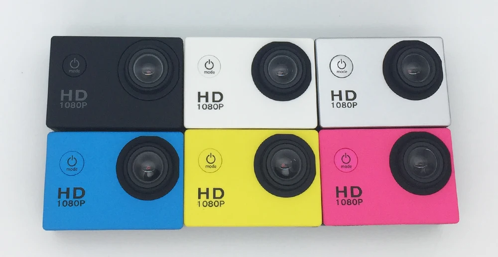 Самый дешевый мини Экшн-камера с 2-дюймовым экраном ОЕМ A7 водонепроницаемая Спортивная камера DV