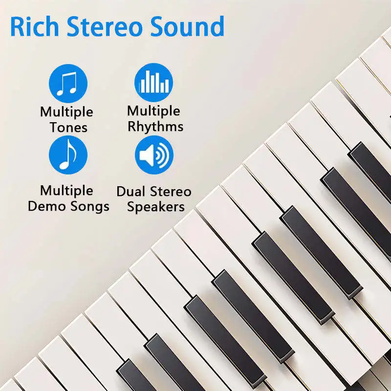 Customizable Digital Upright Midi Audio Keyboard Piano Synthesizer Keyboards Musical Instruments Keyboard Piano
