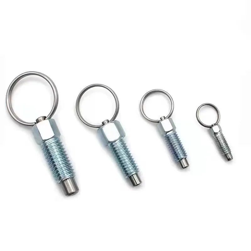 Pull ring knob plunger stainless steel indexing pin spring positioning bolt