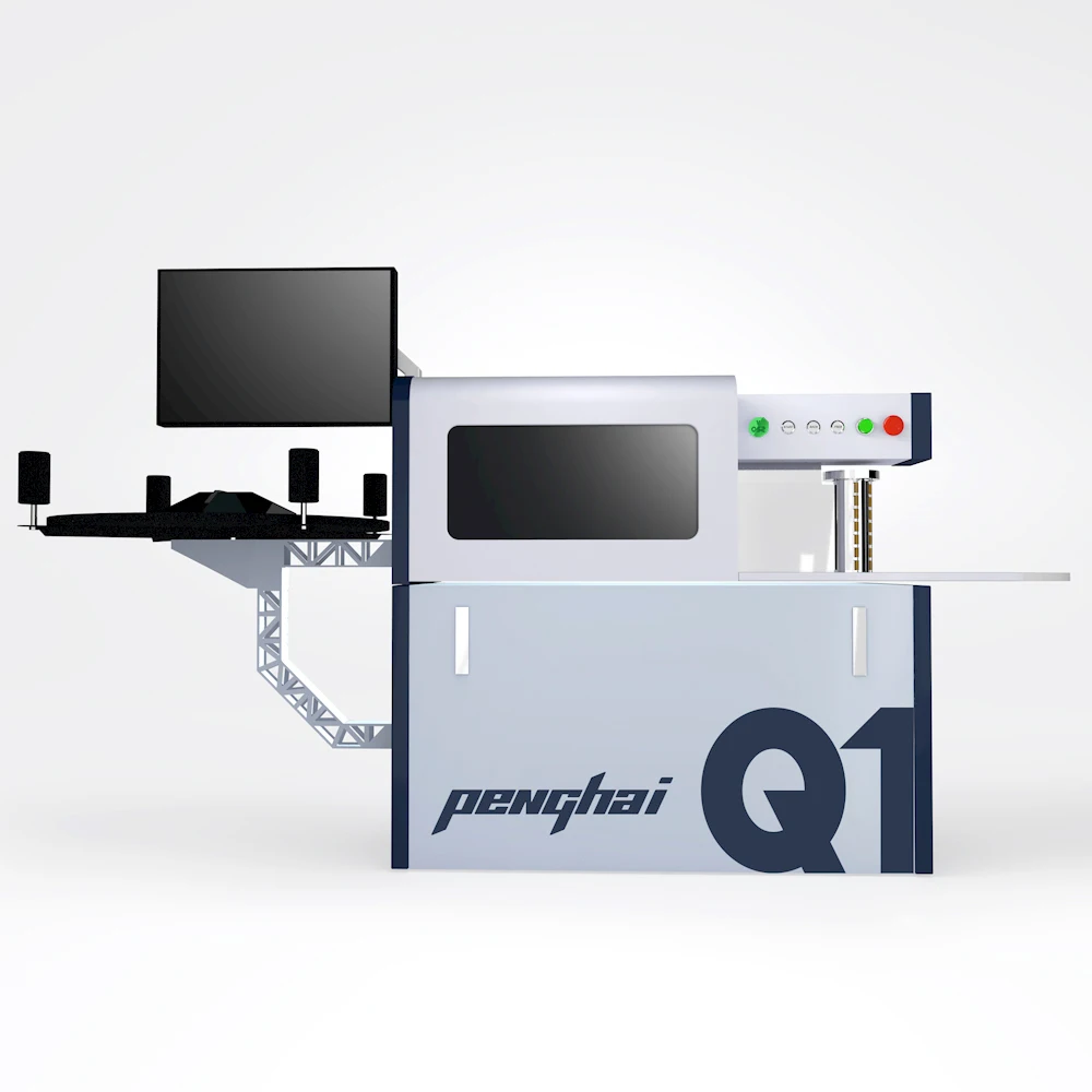 weifang 3d sign making cnc cut and bender plastic automatic flat aluminum channel letter bending machine