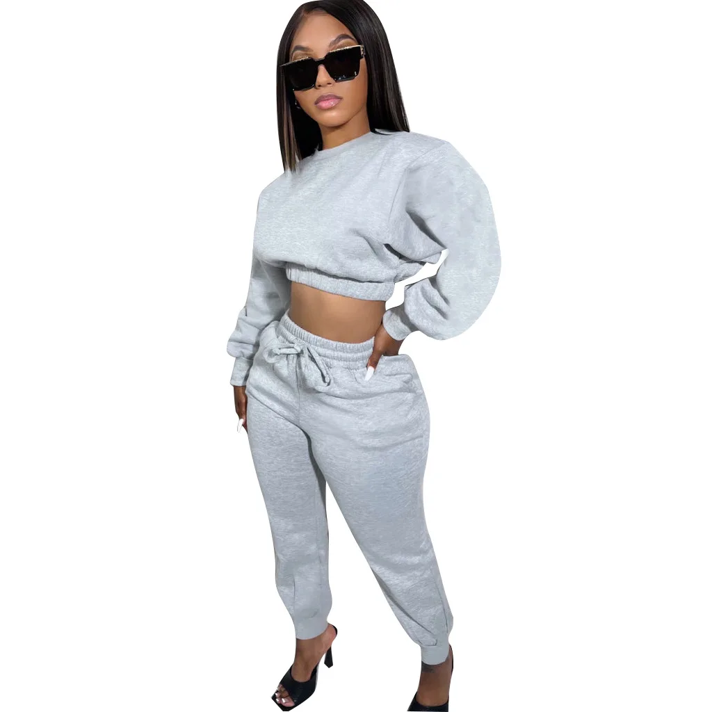 Women Fall 2 Piece Pant Set Clothing Outfits Matching Sets Sweat Suit Jogging Suits Wholesale Tracksuits