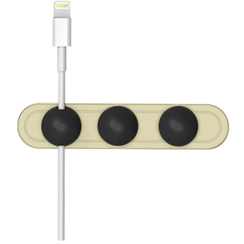 DS2353 Cord Organizer Magnetic Cable Holder Desktop Multipurpose Cord Keeper Cable Management Clips Magnetic Cable Organizer