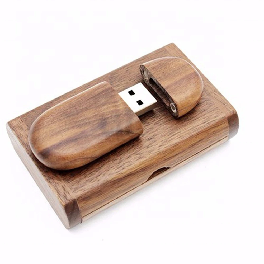 Fillinlight Custom Promotional Gift Mini Wooden USB Flash Drive with Wooden Box USB Drive
