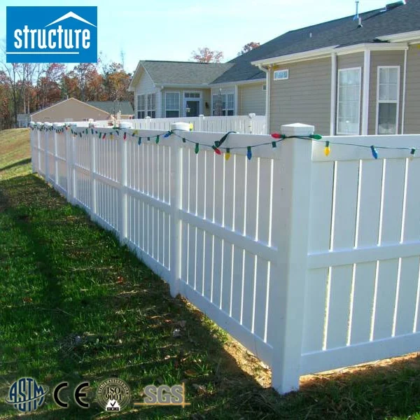 Cheap Garden Decoration PVC Vinyl Security Yard Fence Children Safety Fence