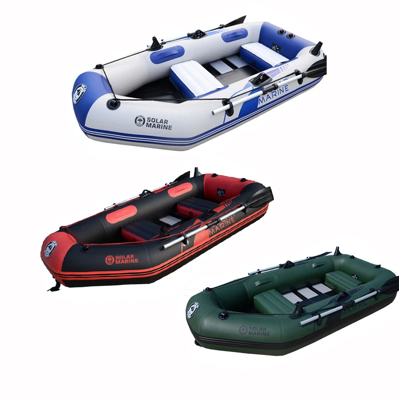 Customize Colors Cheap 2 person   200cm PVC Inflatable Kayak Canoe With Paddles Multi Color Large Capacity