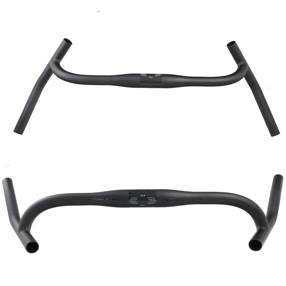 Ultralight Carbon Fiber Gravel Bend Handlebar Bicycle Cyclocross Mountain Bike Handlebar Bicycle Accessories