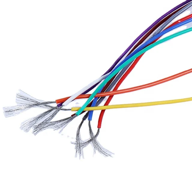 Factory Wholesale Harness Wire  four-core semi-finished silicone date cable, used for USB, type C, charging cable, etc.