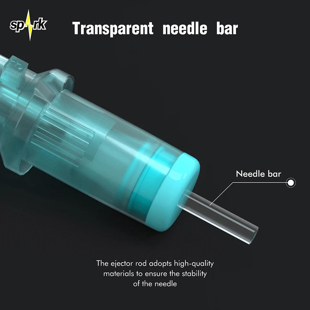 Blue Tattoo Needle Disposable 316 Stainless Steel Needle Cartridges