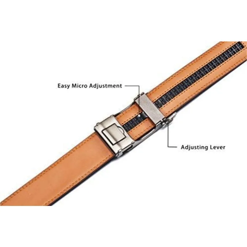 35mm Black Metal  Zinc Alloy Buckle Automatic Buckle Only for Ratchet Belt Buckle for Suit Belt Elegant Design