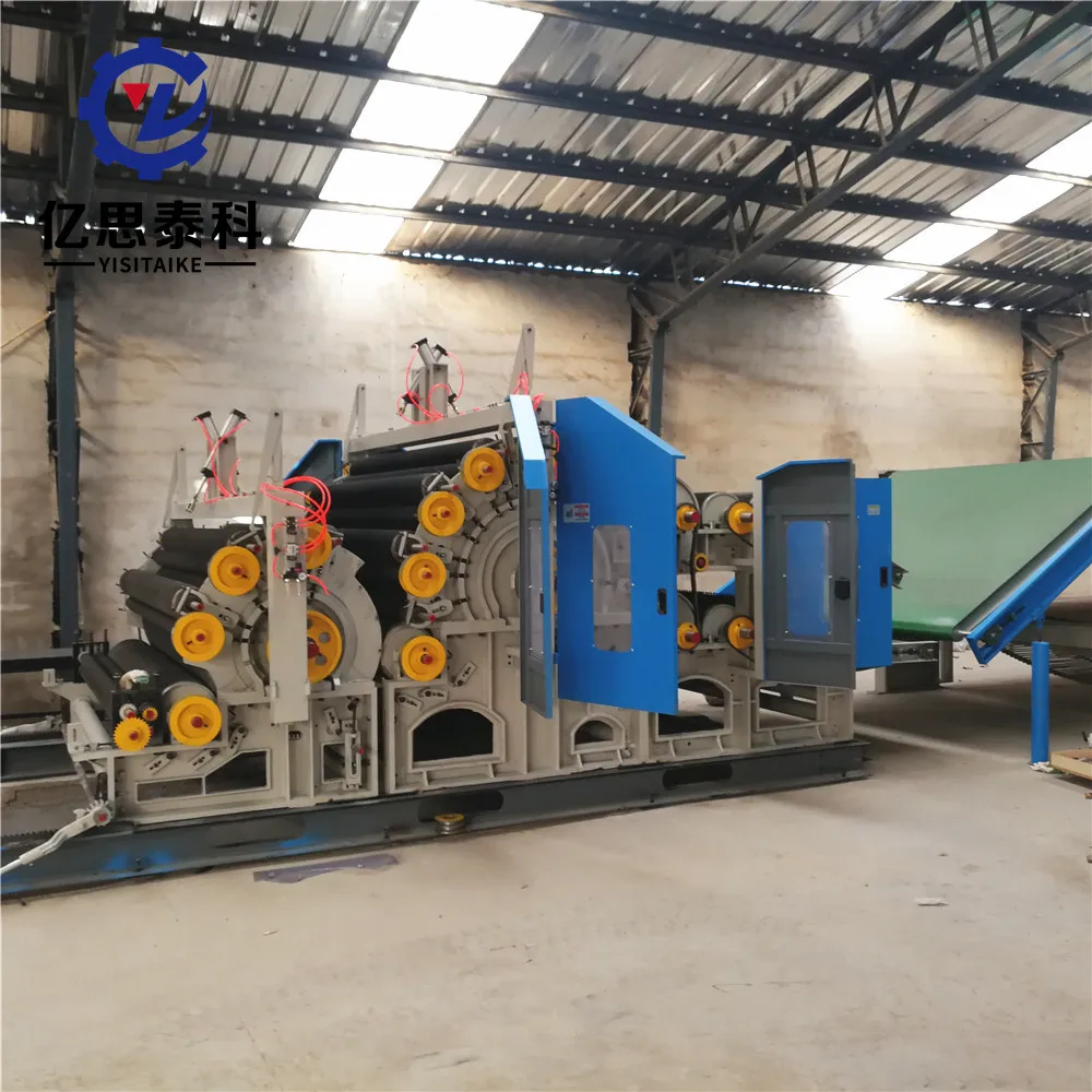 wool and cotton sample carding machine for spinning line