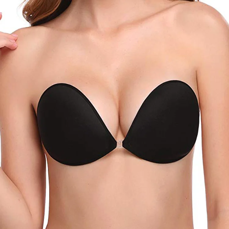 Seamless Push-Up Silicone Adhesive Bra Strapless Breast Lift Pasties Sexy Invisible Lingerie & Underwear Accessory