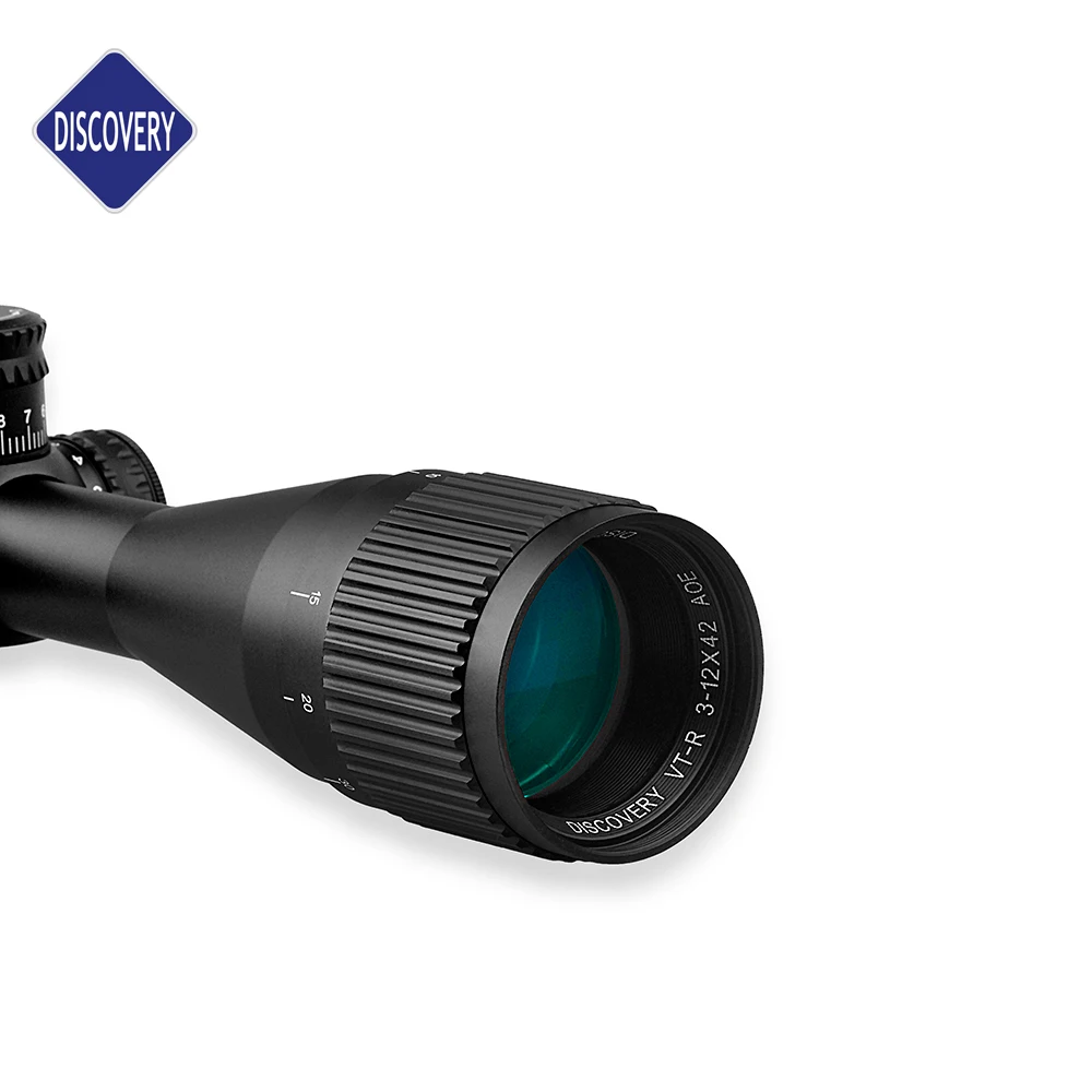 Discovery High Shock Proof Rifle Scope VT-R 3-12x42AOE Tactical Hunting Scope Used for Rifle Scope AIr 15 AK 47