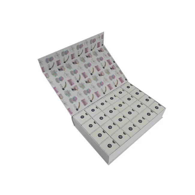 
Christmas advent calendar paper gft packaging box custom printed bookshaped calendar box 