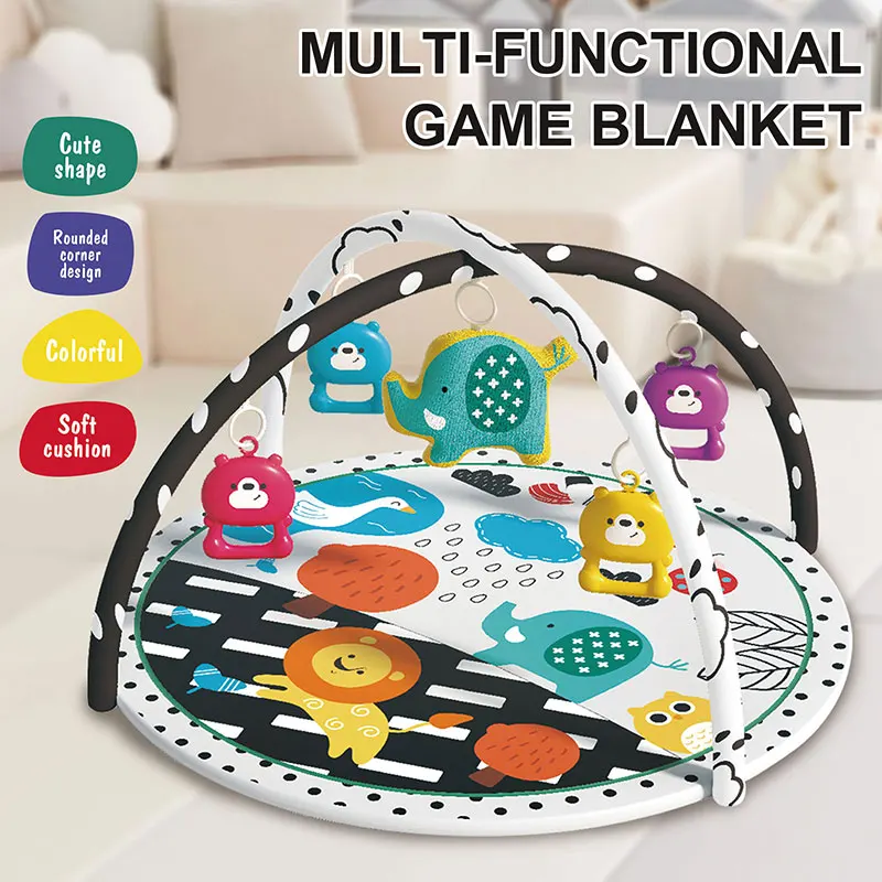 Soft Infant Fitness Rack Activity Black White Gym