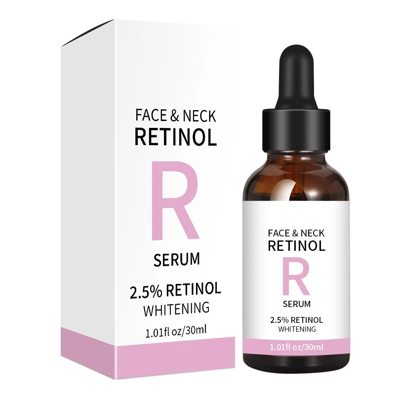 Private Label 30ML Custom Logo Brightening Whitening Hydrating Moisturizing Face & Neck Retinol Serum For All Skin Types