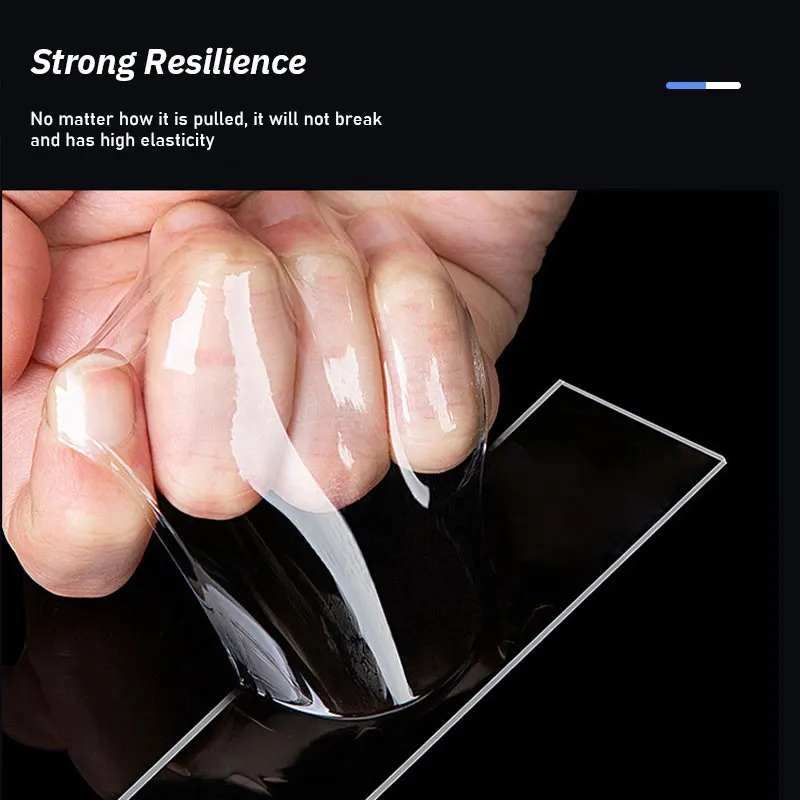 Пружинные двусторонние наклейки прозрачные двухсторонние не оставляющие