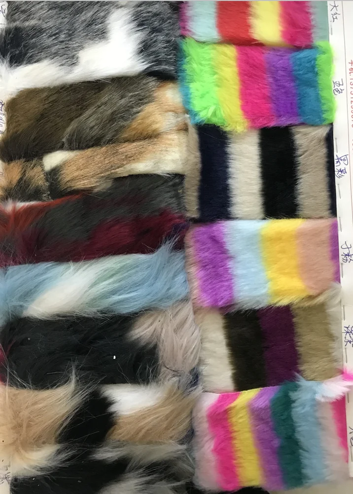 Custom color women thick winter jacket warm fleece neon green faux fur coat