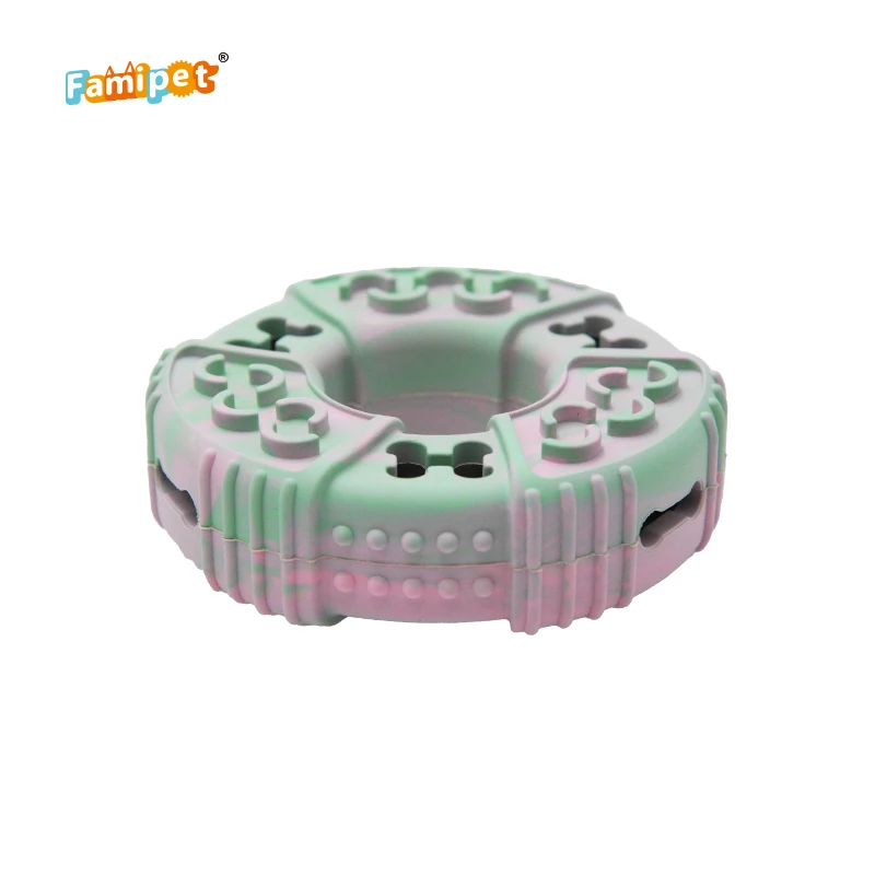 Famipet новый дизайн под заказ Жесткая прочная игрушка из натурального каучука для домашних животных жевательная собак агрессивных жевательных