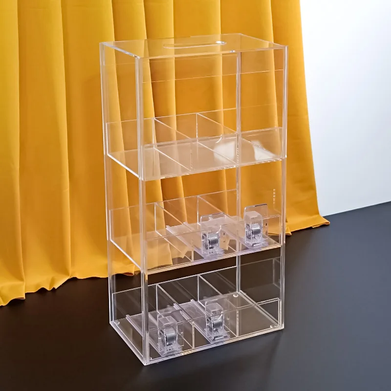 custom clear acrylic display cabinet locking acrylic showcase clear acrylic display case with lock for retail