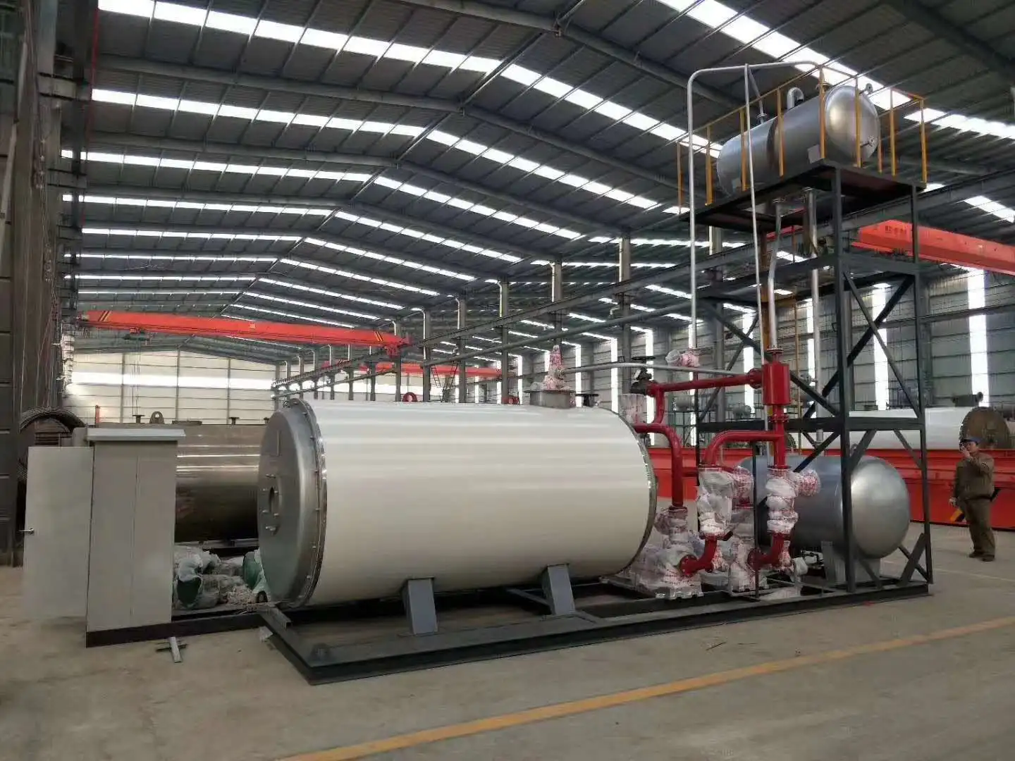 YYQW Chinese Industrial  300kg Oil Gas Fired Hot Oil Thermal Oil Heater Boiler