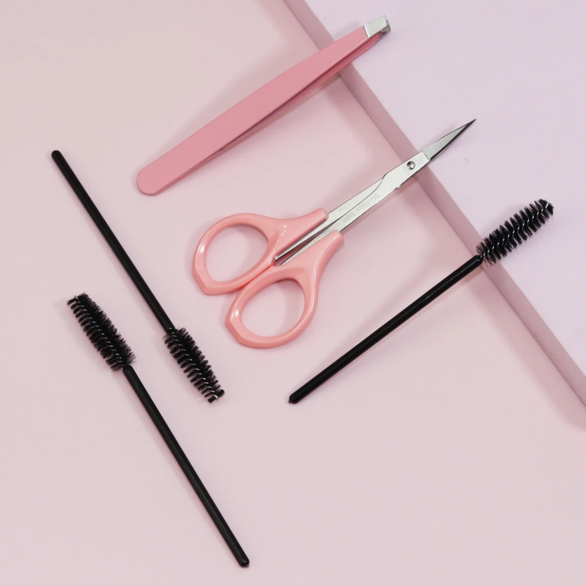 Онлайн Лидер продаж, 5 шт. пинцетов для стрижки бровей, набор кистей для бровей