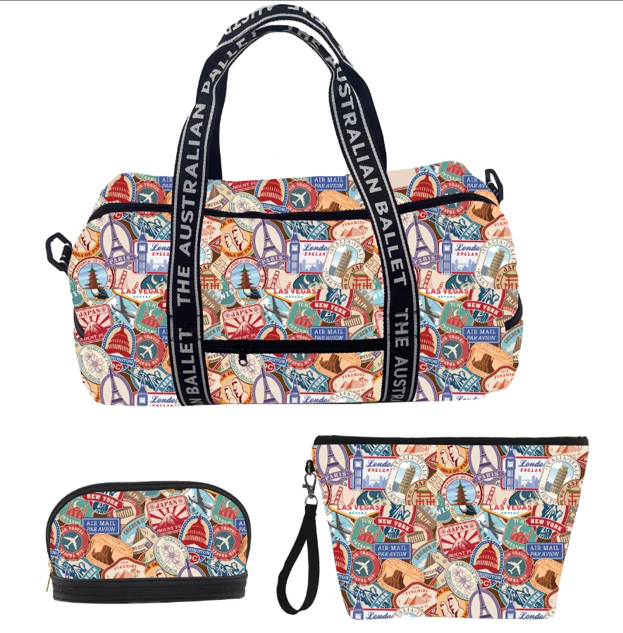 Custom Women Neoprene Dipper Backpack Travel Tote Duffles Bag