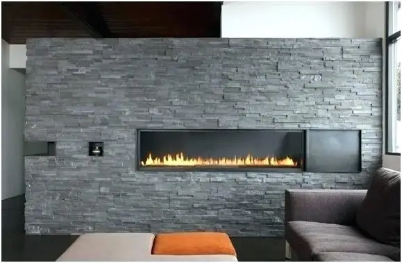 Factory Supply Black Stacked Stone For Exterior Wall Cladding, Cheap  Decorate Wall Veneer Stone+