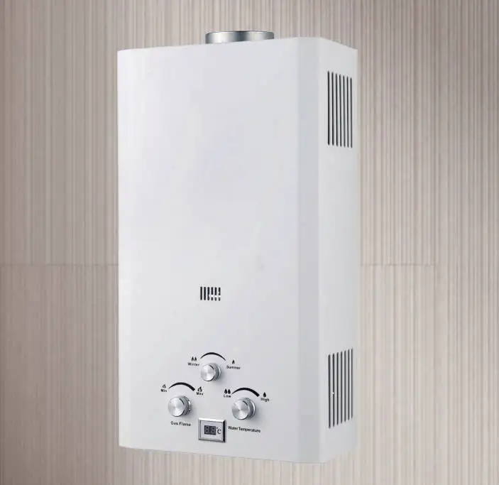 Gas Hot Water Heater LPG/NG/LNG Copper Gas Geyser Boiler, Household Wall-Mounted