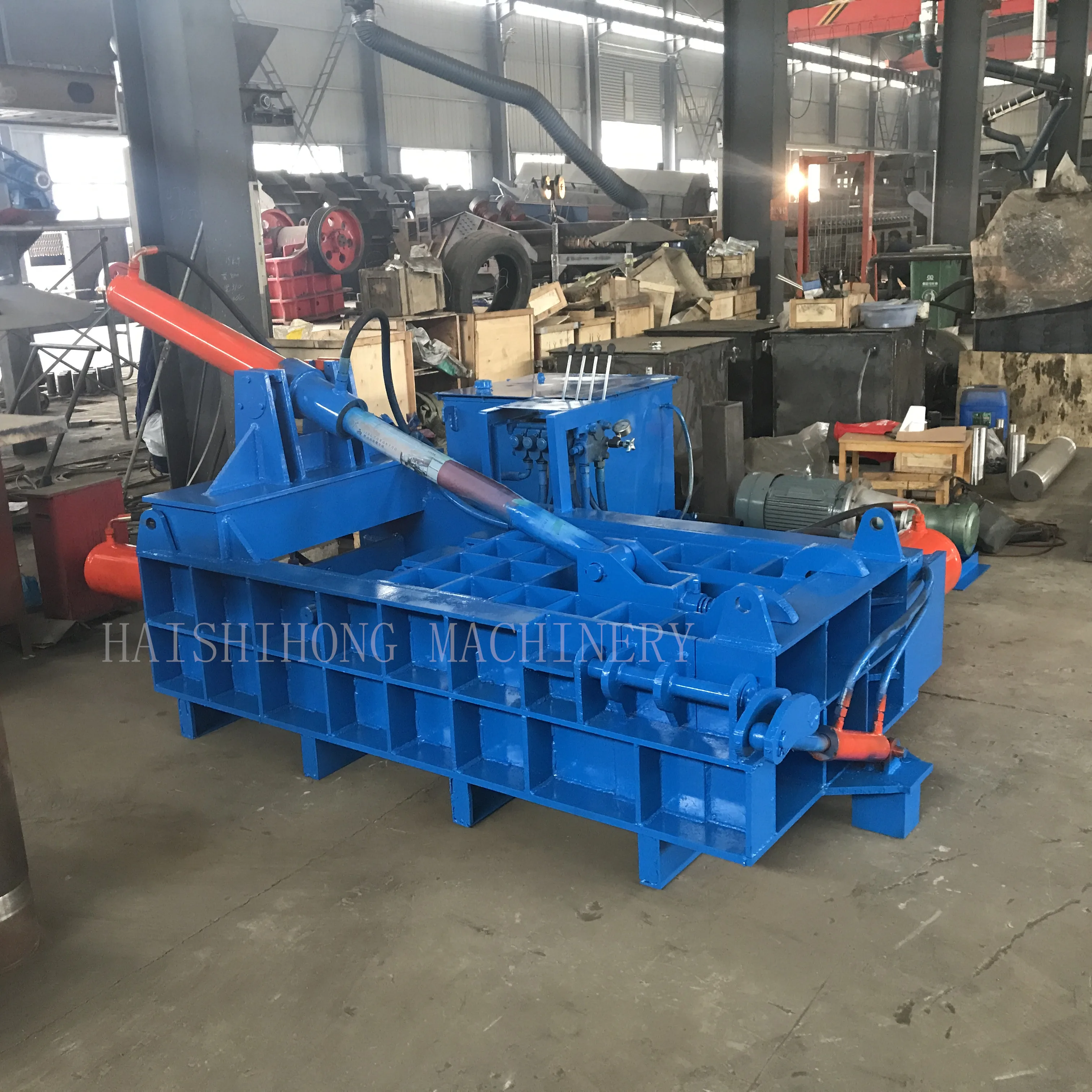 Hot Selling Scrap Metal Baler Machine Scrap Compactor 250 tons Hydraulic Baling Press Machine
