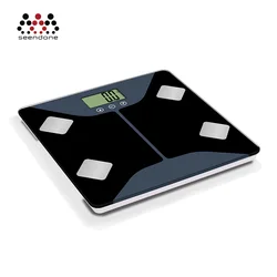 Большой ЖК-дисплей жировых отложений и увлажнение электронные весы для взвешивания Цифровой 200 кг весы для ванной
