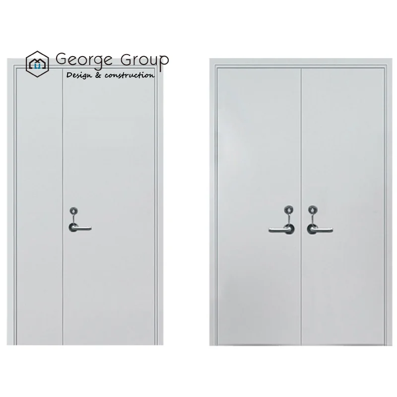 house high quality steel fireproof internal exit fire rated resistant doors