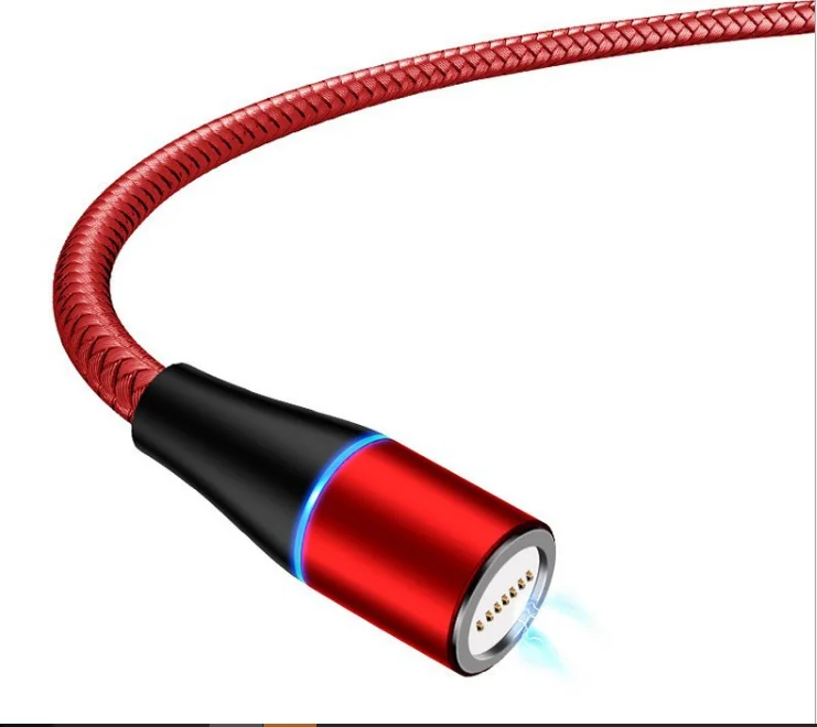 3A high intensity magnetic fast filling round head magnetic data line three in one