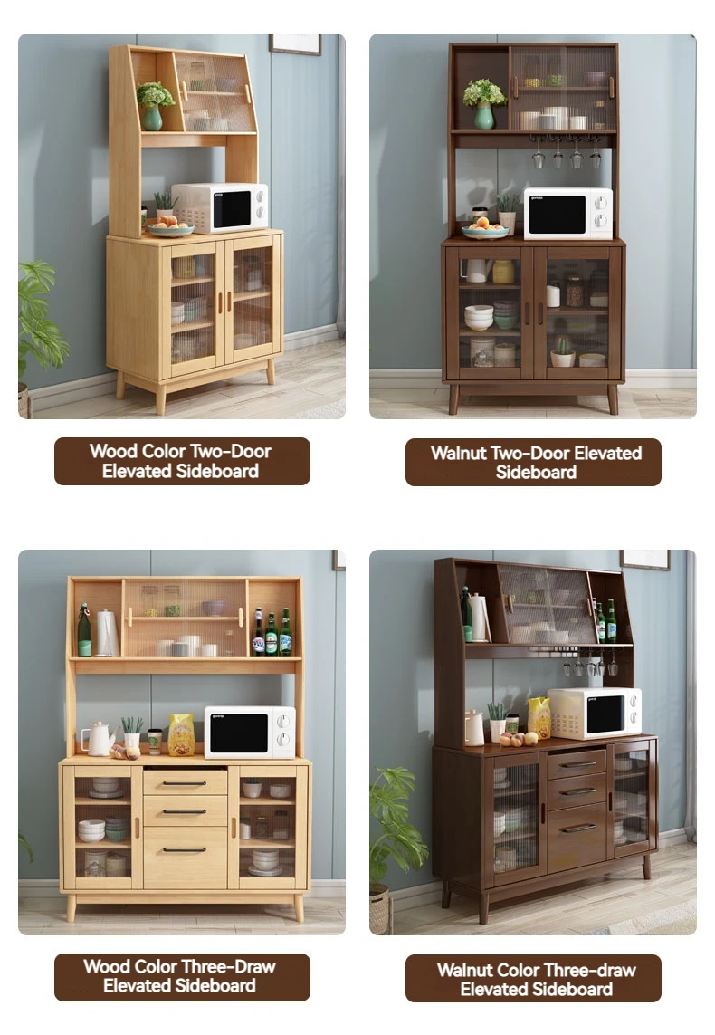 Modern simple dining room furniture buffet sideboard cabinet solid wood household wall high sideboards buffet cabinets luxury