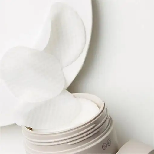 100% viscose 120gsm 80mm custom color mm nonwoven cotton pads generic cotton pad