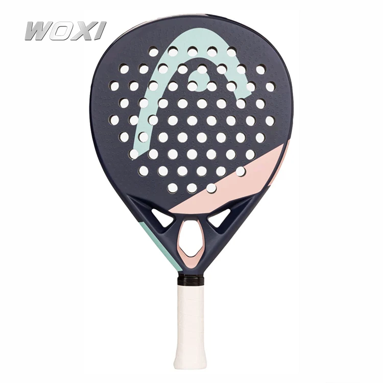 Professional Tecnis Beach Padel Tennis Racket Carbon Fiber Soft Padel Rackets Adult Sport Training Racket