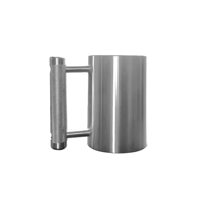 DECELEVEN Home Gym Power Lifting 8kg Dumbbell 304 Food Grade Stainless Steel Dumbbell Cup Overweight Sports Water Cup