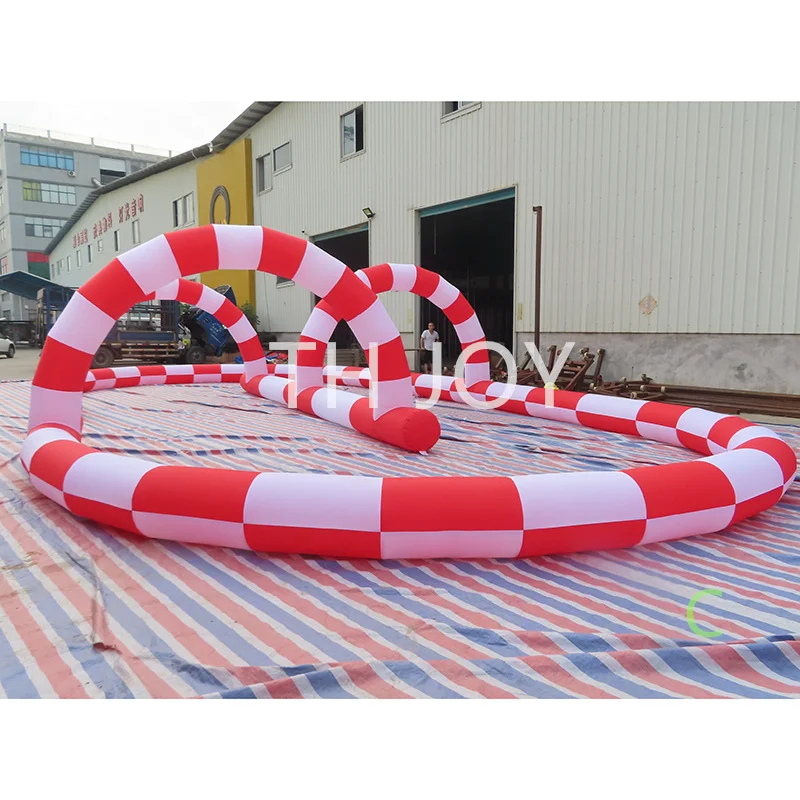 Exciting 15x7m Inflatable Quad Zorb Ball Track with Free Shipping to Your Door