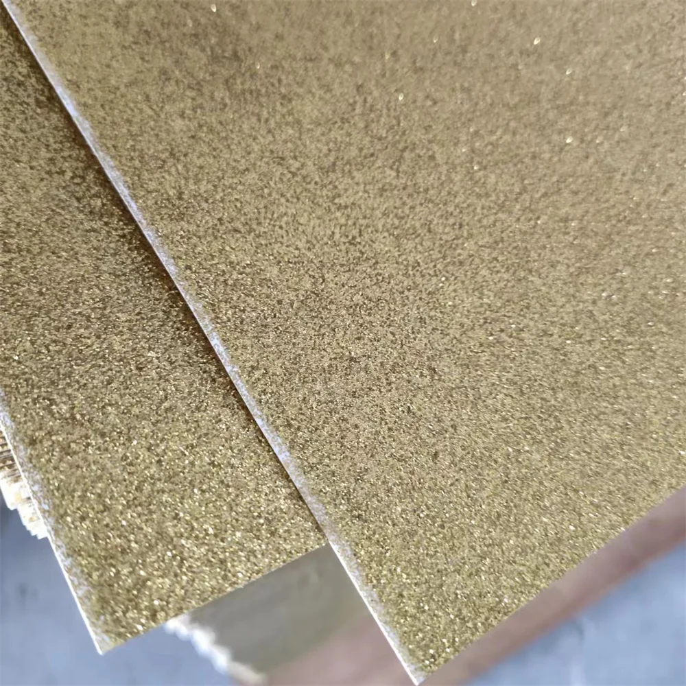 Gold Glitter Cardstock Paper Craft For Scrapbook, Invitations, Graduation Cap DIY Projects, Invitation Cards Making