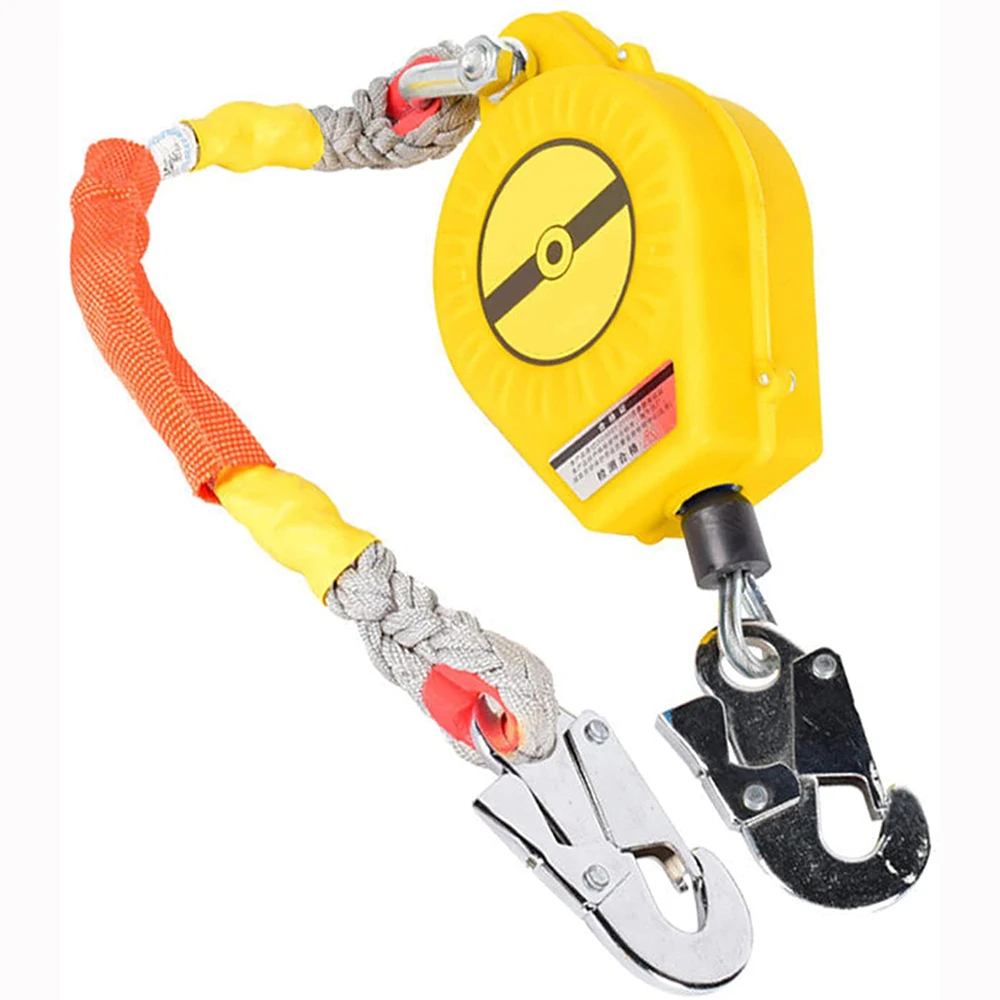 self retracting lifeline fall arrest lineman safety belt safety harness light weight retractable lifeline 5m