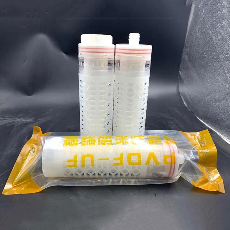 10 inch Clear Housing PVDF Washable UF filter Cartridge For Water Treatment