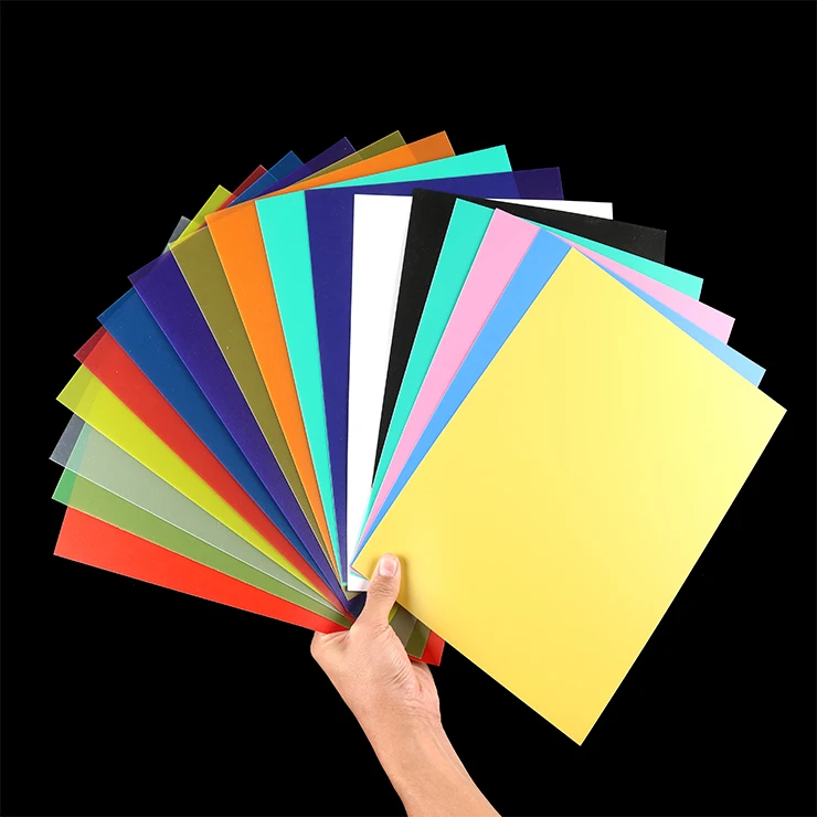 Polypropylene PP Plastic Sheet Notebook Cover Stationery Folder Lampshade Size and Color PP Sheet